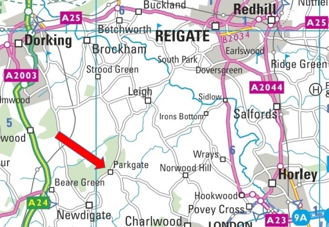 Walk Location Map